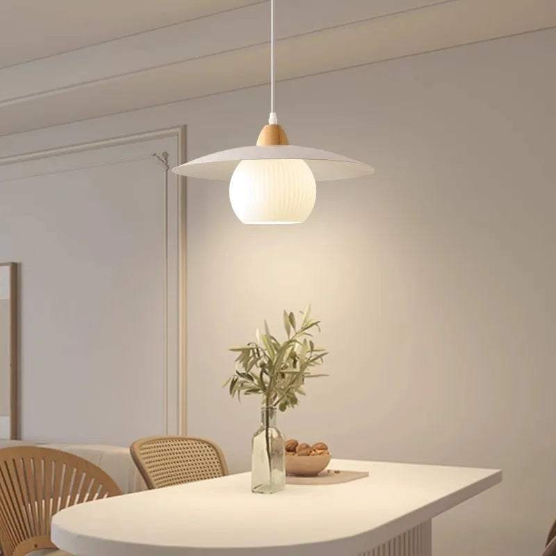 suspension moderne à bras oscillant led mobile - vue 6 sur 30