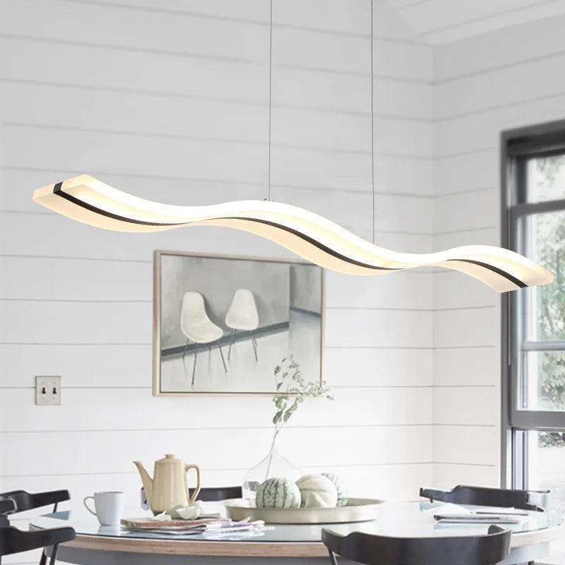 suspension led moderne pour décoration intérieure élégante - vue 3 sur 8