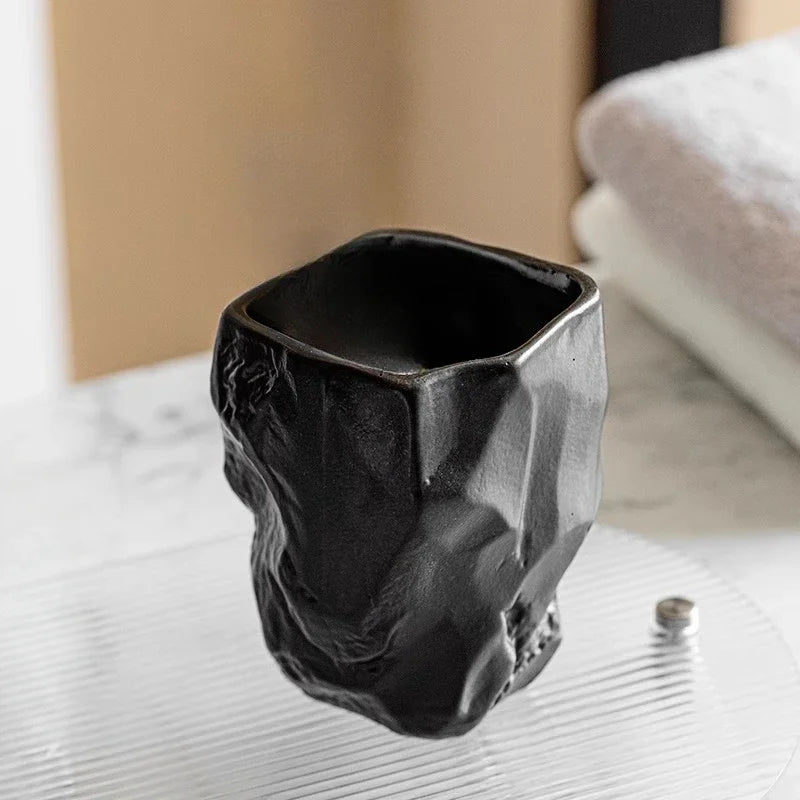 tasse de bain de bouche en forme de roche pour accessoires de salle de bain - vue 10 sur 10