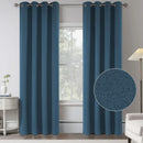 Rideau occultant imitation lin sur mesure chambre salon
