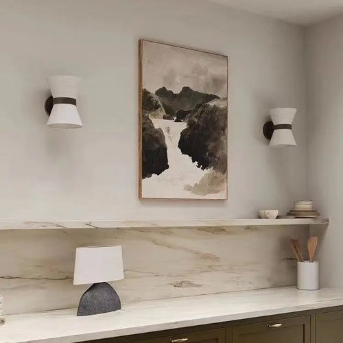 applique murale en tissu lumière ambiance japonaise pour lecture - vue 6 sur 6