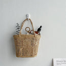 panier de pique-nique en rotin pour rangement et décoration intérieure