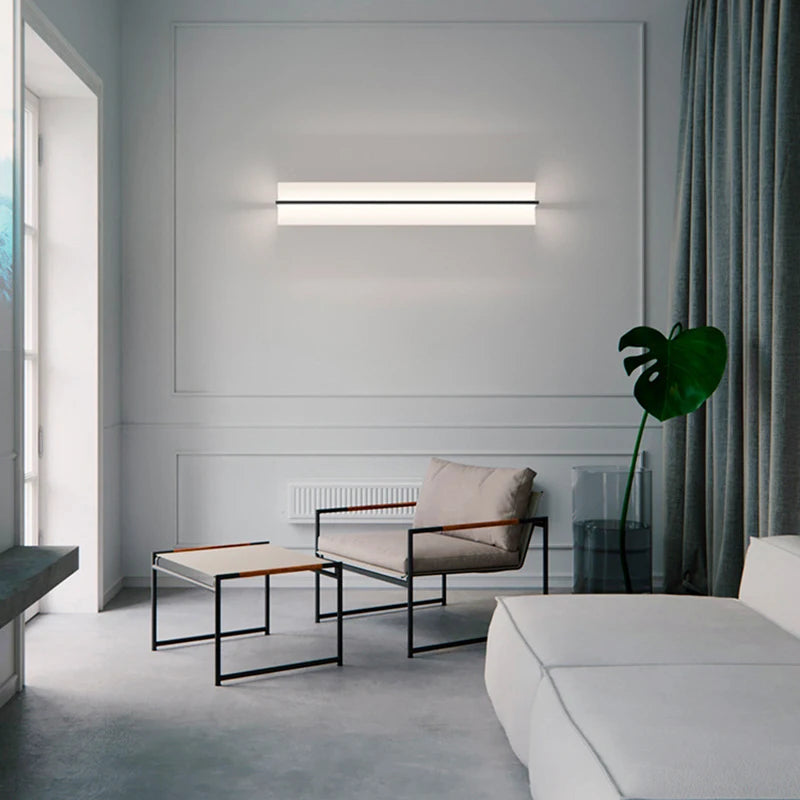 applique murale led minimaliste rectangle - vue 3 sur 8