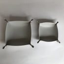 plateau de rangement en cuir pour bureau pliant décoratif