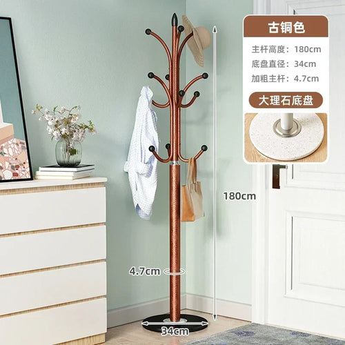 porte-manteau moderne en métal design arbre pour optimiser l'espace - vue 13 sur 13