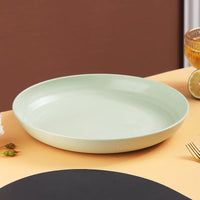 Ensemble 4 assiettes creuses plastique motif blé legeres