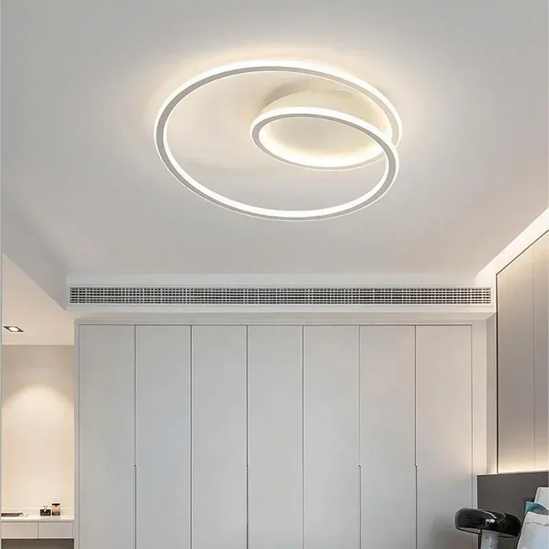 plafonnier led moderne pour décoration intérieure et ambiance chaleureuse - vue 4 sur 20