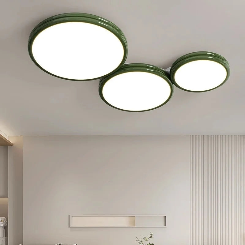 led plafonnier rond minimaliste pour éclairage intérieur - vue 3 sur 24