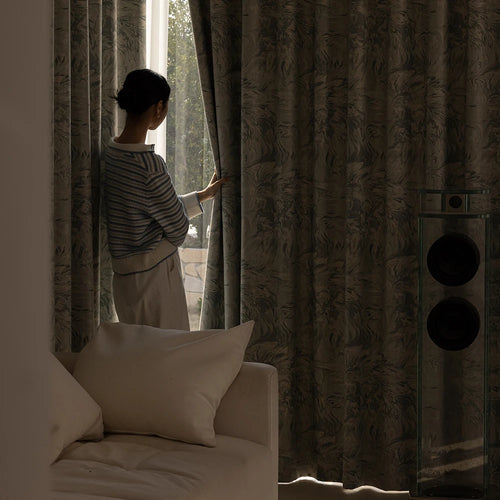 Rideau occultant motifs modernes pour chambre salon enfant