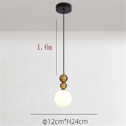 suspension en verre créative pour café bar restaurant - vue 8 sur 11