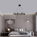 lustre minimaliste en métal avec hauteur réglable pour divers espaces