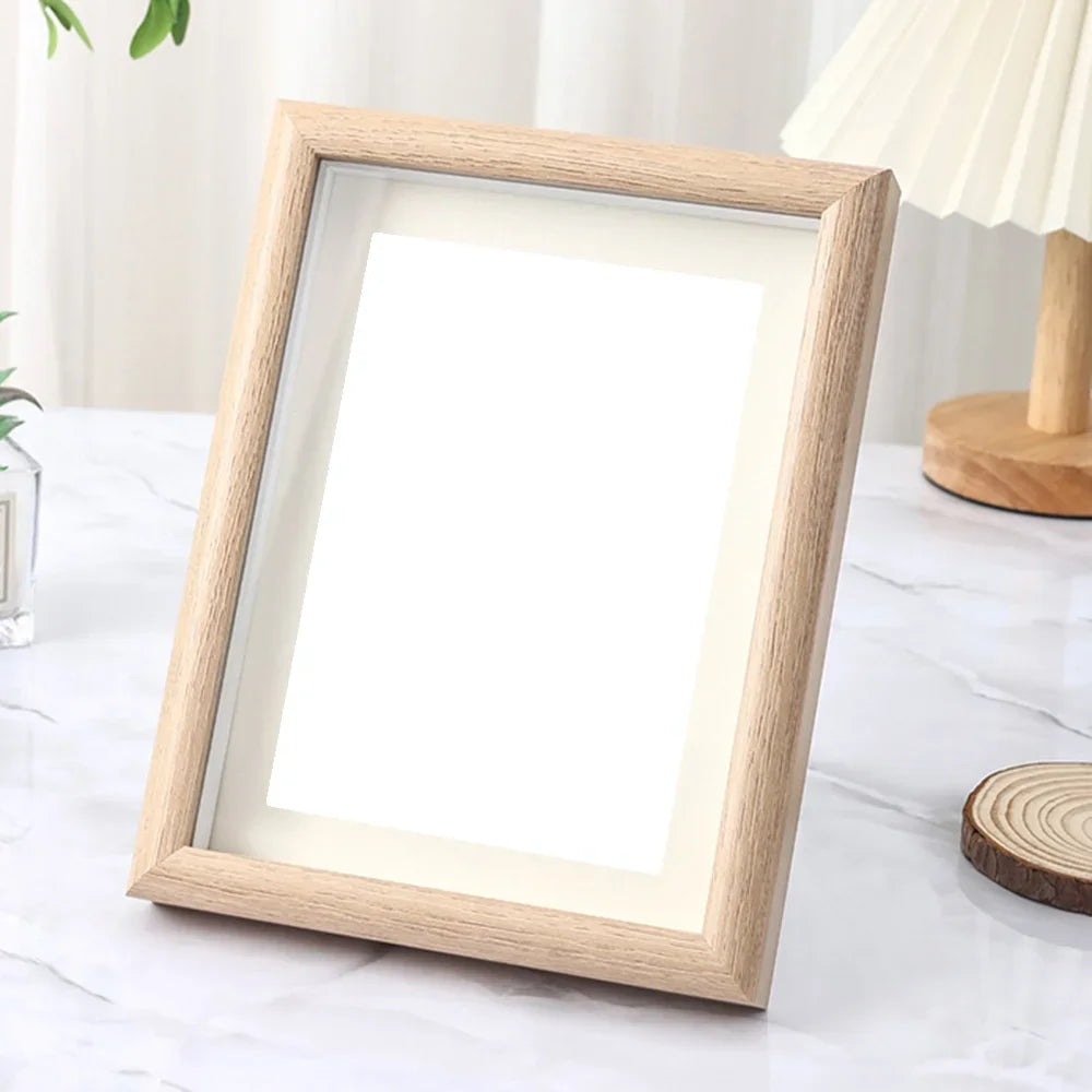 cadre photo en bois pour portraits de famille et souvenirs - vue 9 sur 9