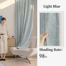 Rideau chenille occultant insonorisant epais sur mesure moderne