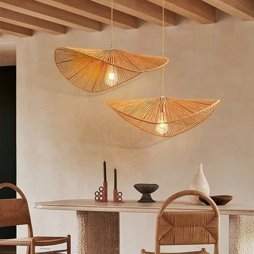 suspension japonaise en corde de chanvre pour décoration moderne - vue 4 sur 21