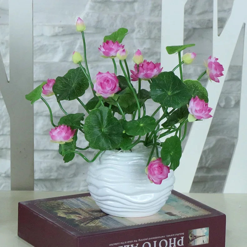 plantes artificielles mini soie décoration pour intérieur jardin et table - vue 10 sur 10