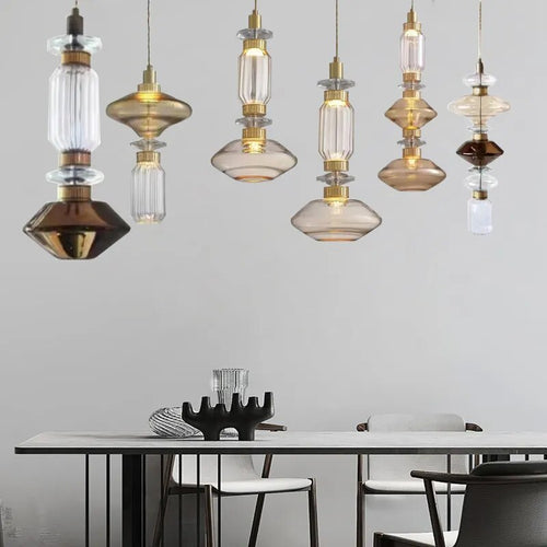 Suspension en verre de style européen et américain