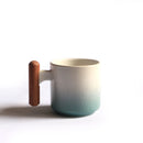 Ensemble tasses expresso bois style minimaliste italien