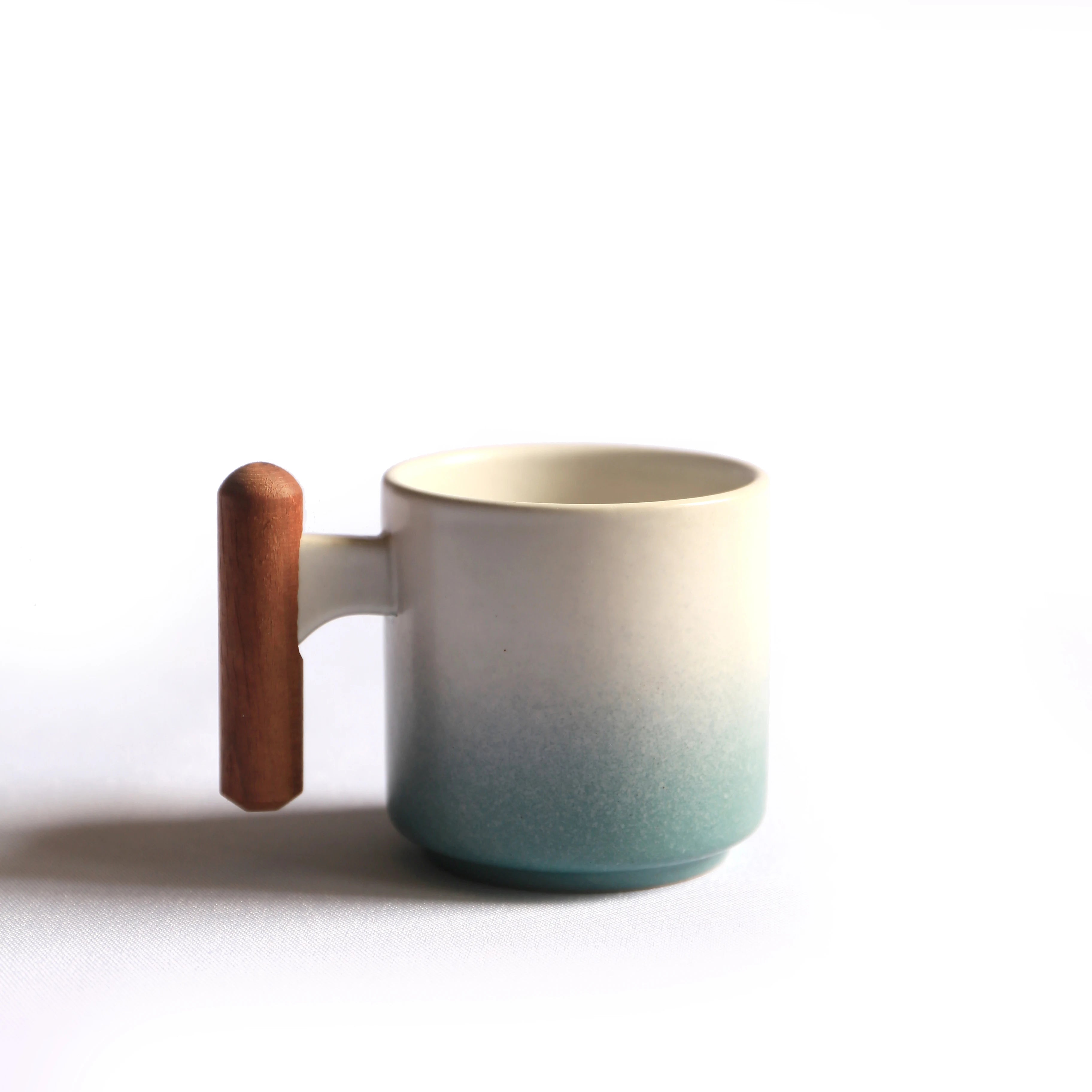 Ensemble tasses expresso bois style minimaliste italien