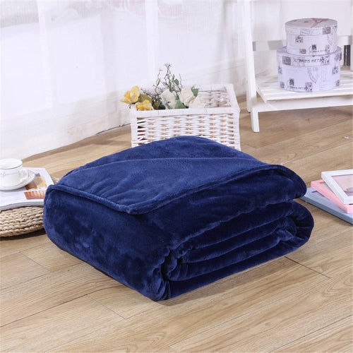 Plaid polaire flanelle douce chaude antipeluches maison