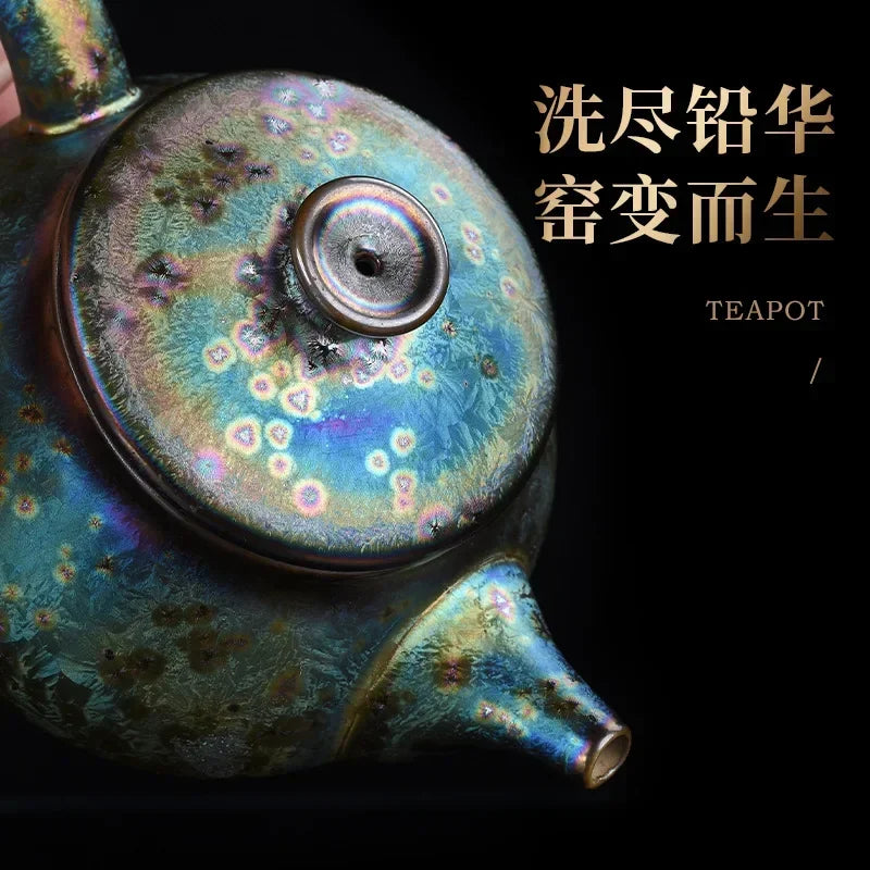 Théière jianzhan tianmu en céramique artistique maison bureau - vue 3 sur 6