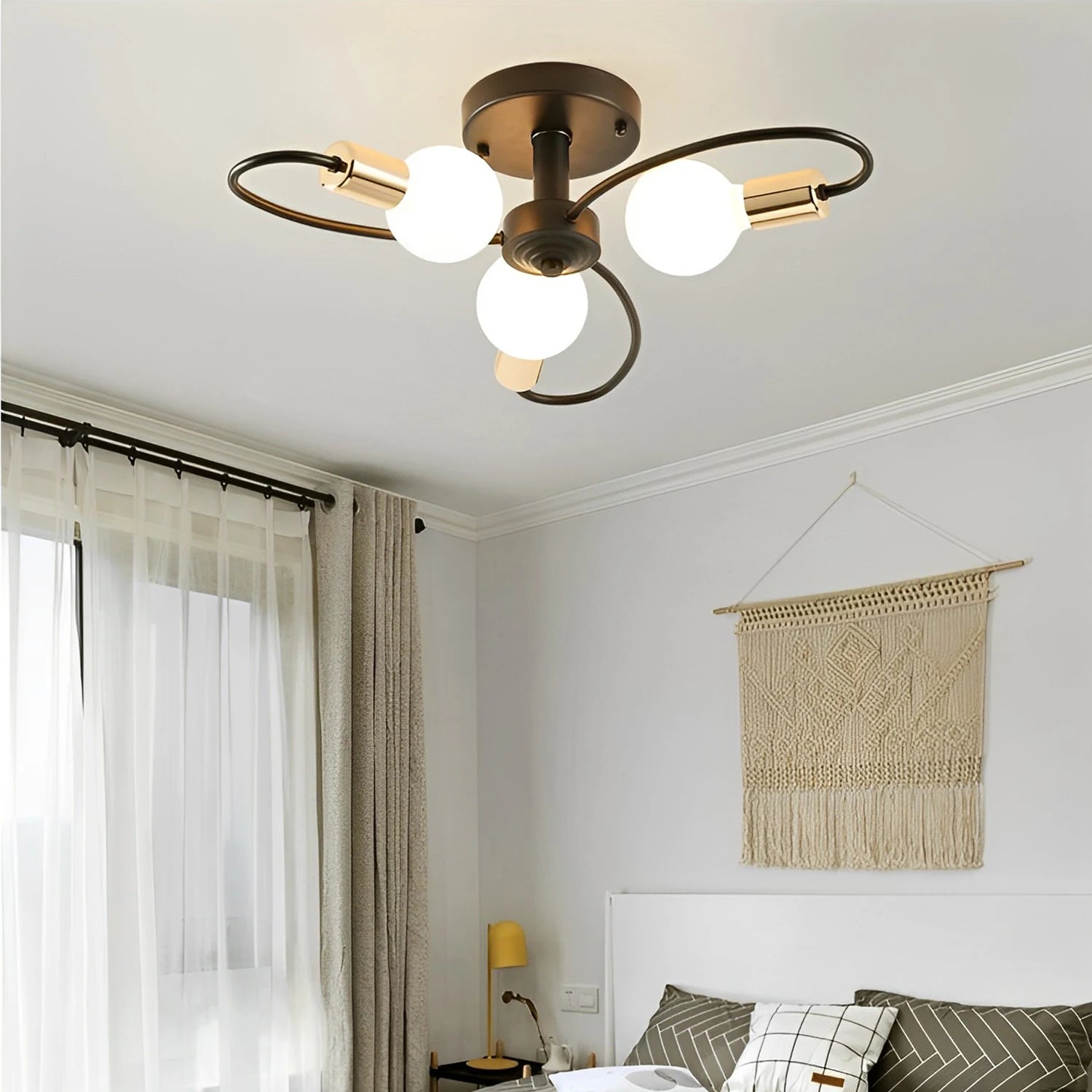 Plafonnier LED moderne plafond créative - vue 7 sur 24