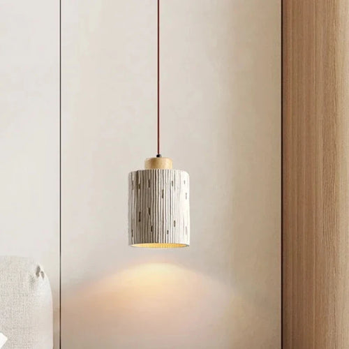 suspension à led en ciment style nordique moderne décor intérieur