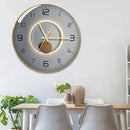 horloge murale en verre design moderne créatif pour décoration intérieure