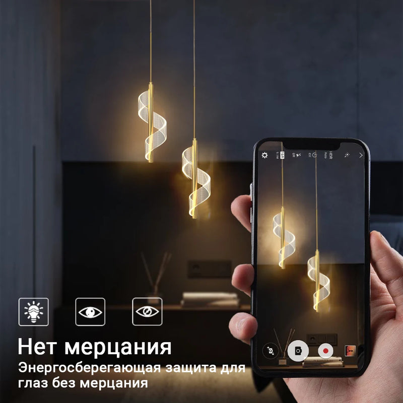 Luminaire suspendu LED moderne