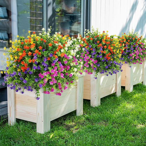 fleurs artificielles résistantes aux uv pour extérieur et jardin - vue 5 sur 12