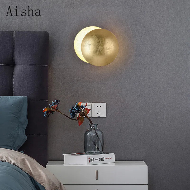 applique murale design lune style nordique pour décoration intérieure - vue 3 sur 11