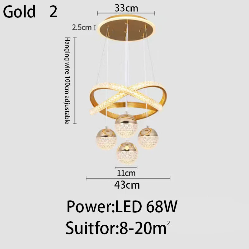 suspension moderne lumineuse pour restaurant bar ou appartement - vue 9 sur 10