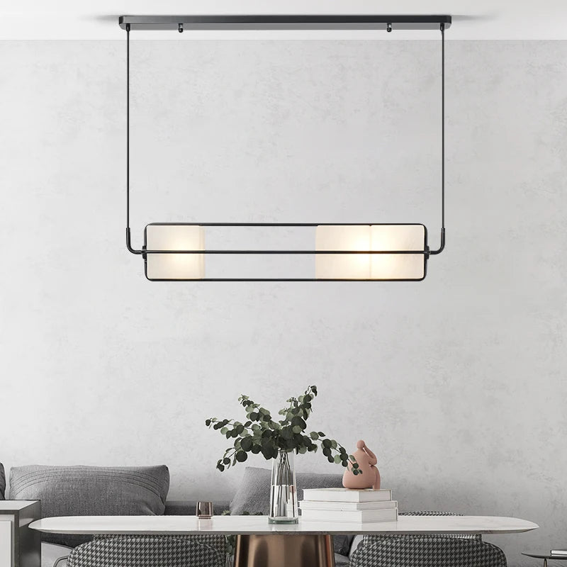 suspension en verre moderne pour éclairage de luxe intérieur - vue 5 sur 9