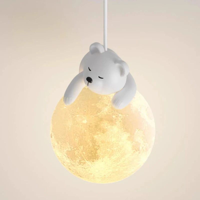 Applique murale lapin ours blanc nordique simple garçon fille bébé