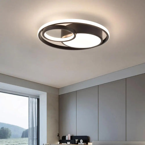 Plafonnier led moderne 3 couleurs maison