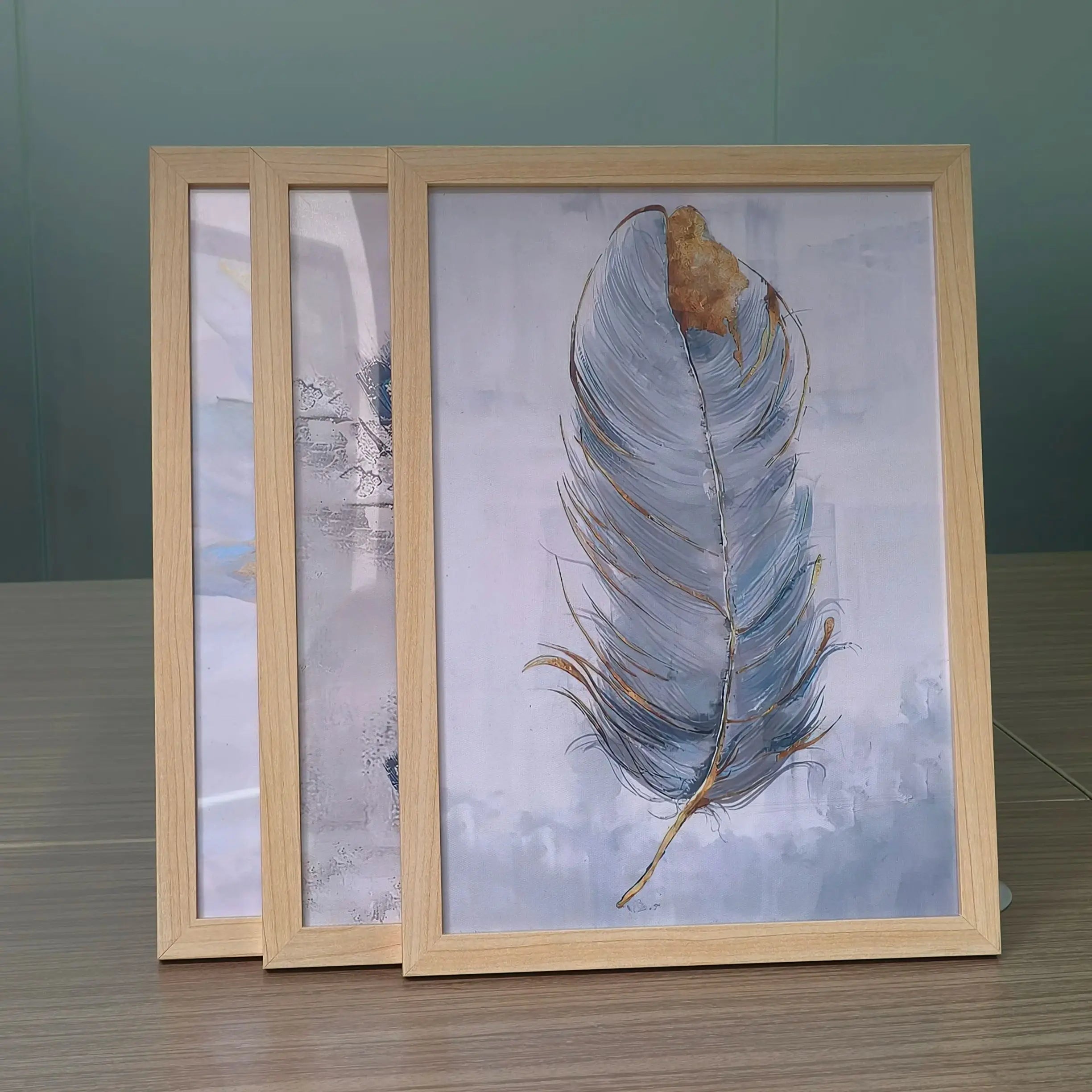 lot de 3 cadres photo muraux pour décoration artistique intérieure - vue 9 sur 9