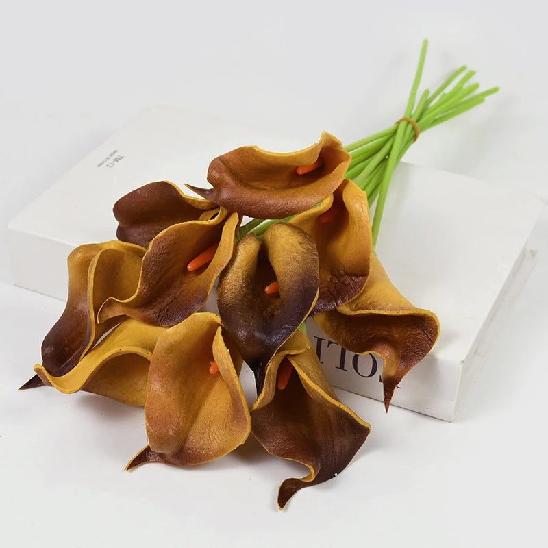lot de fleurs artificielles lys calla pour mariage et décoration - vue 16 sur 17