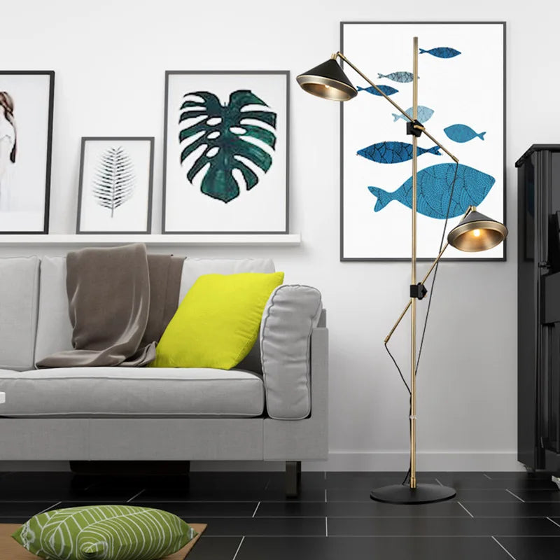 lampadaire moderne de luxe angle réglable lumières décoratives personnalisées - vue 4 sur 7