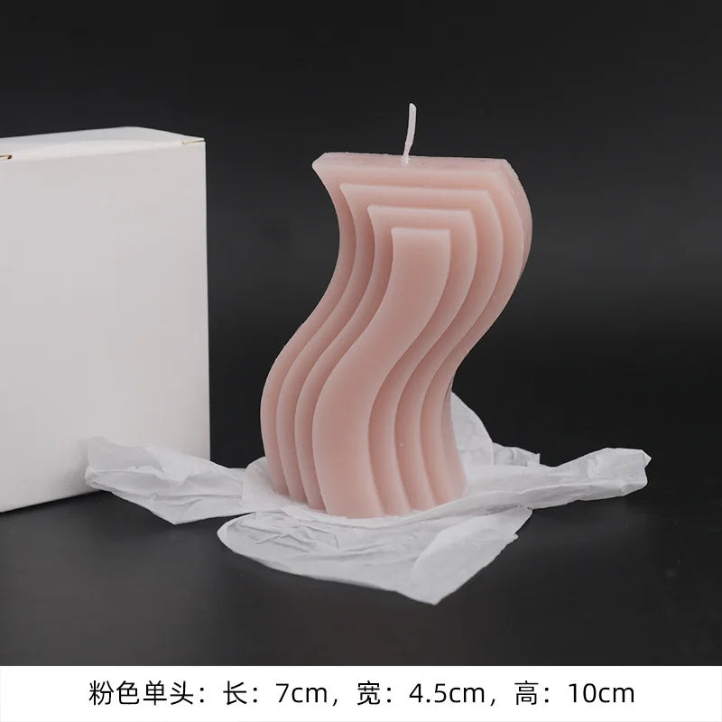 bougies parfumées géométriques en forme de u pour décoration intérieure - vue 16 sur 27
