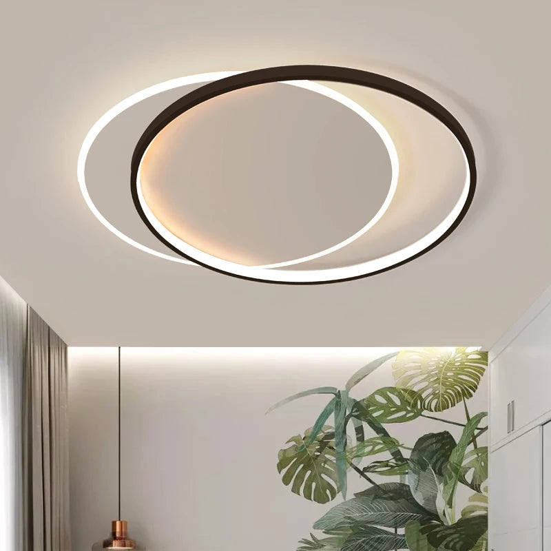 plafonnier led carré moderne avec télécommande pour décoration intérieure - vue 7 sur 13