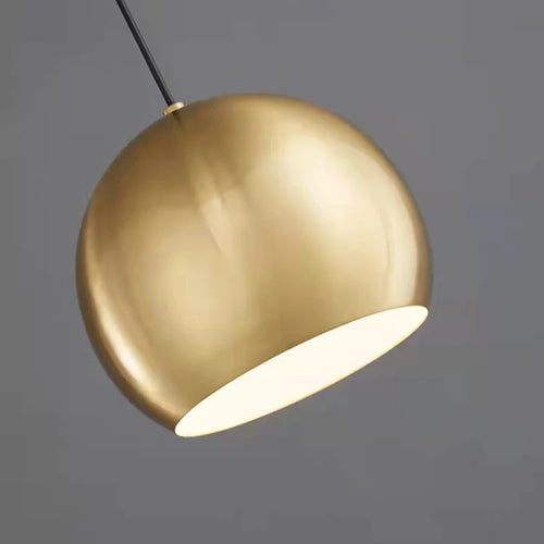 suspension vintage en cuivre avec 	 réglable - vue 6 sur 8