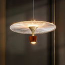 suspension led 	 acrylique rond cordon réglable