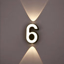 applique murale LED numéro de chiffre intérieur et extérieur IP65 étanche moderne minimalisme Style aluminium porche lumières de jardin