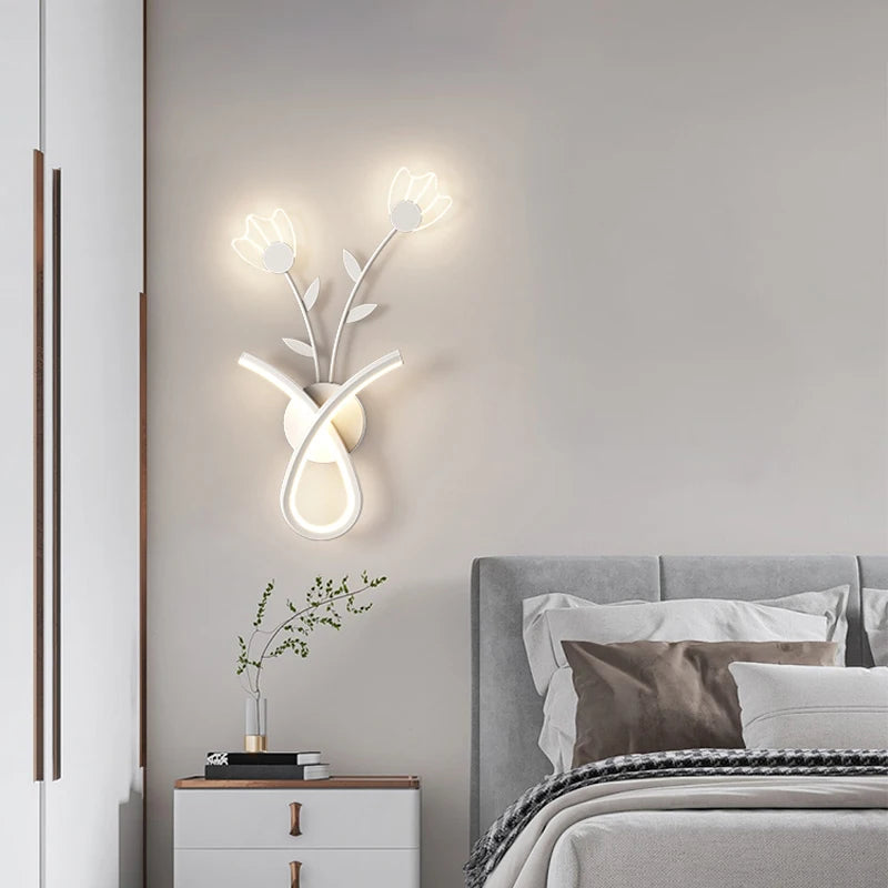 Applique LED moderne simple chambre famille salon couloir balcon escalier - vue 4 sur 18
