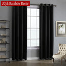 Rideau occultant moderne pour salon chambre tissu uni