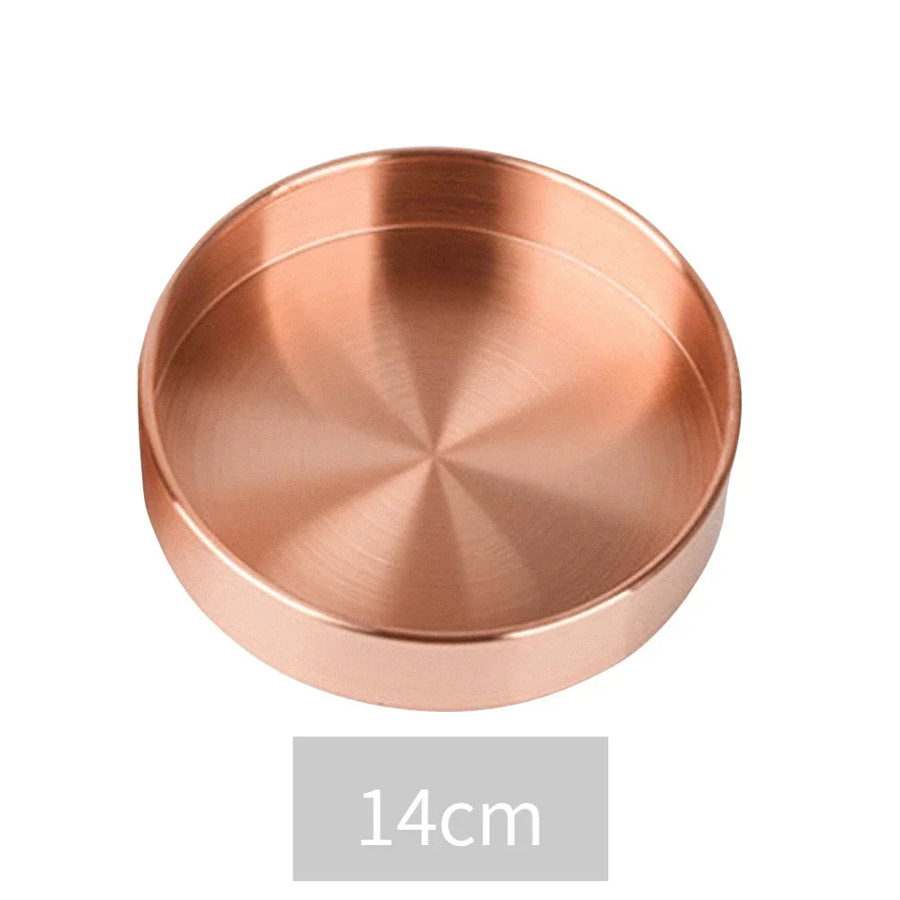 plateau de rangement en acier inoxydable pour bijoux et décorations - vue 14 sur 15
