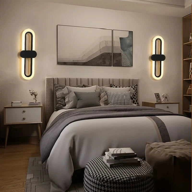 applique murale led pour décoration de maison acrylique - vue 5 sur 9