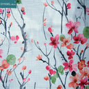 Rideau léger motif floral style européen salon chambre