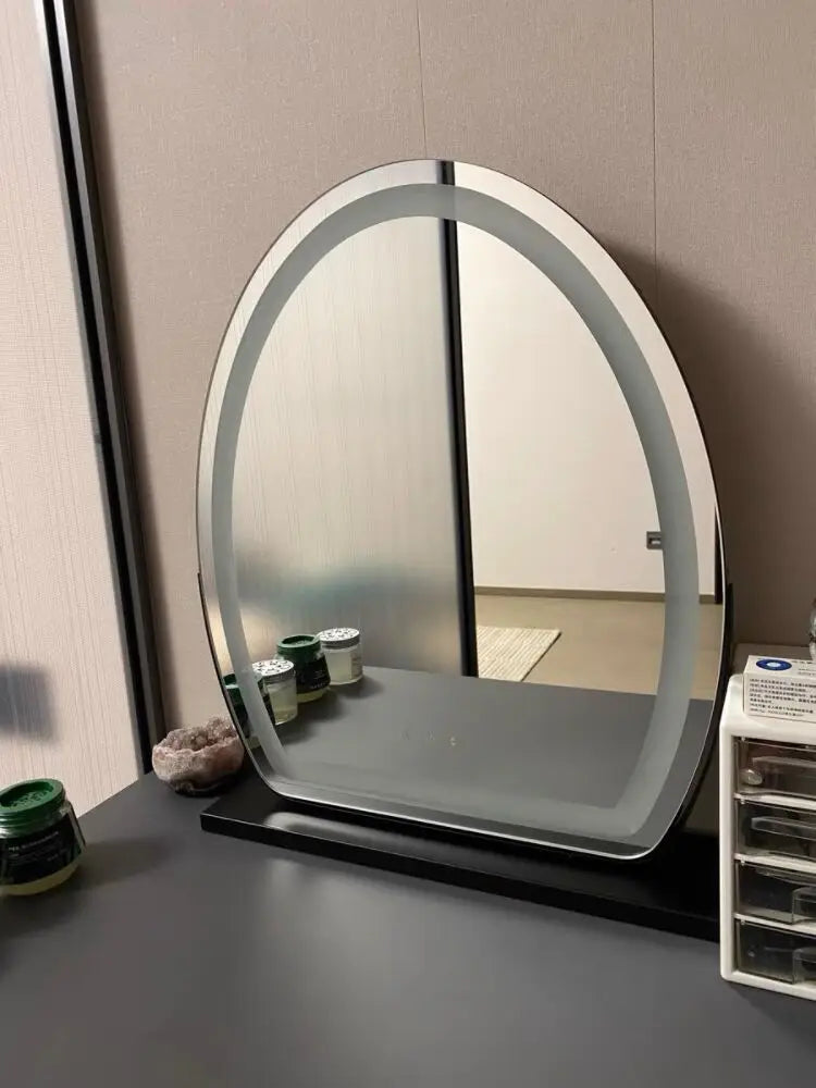 miroir de courtoisie éclairé avec capteur tactile et éclairage dimmable - vue 4 sur 15