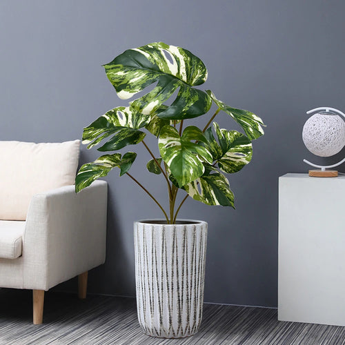 plante tropicale artificielle réaliste pour décoration intérieure et extérieure