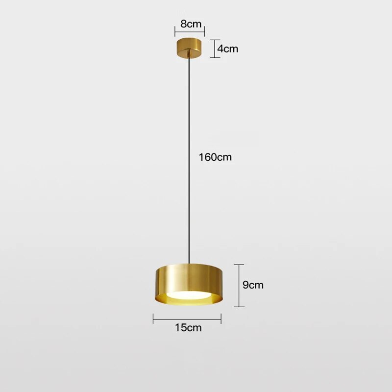 Suspension LED modernes 6W AC100-240V - vue 6 sur 9